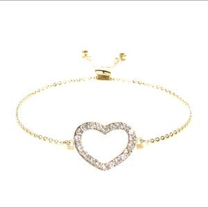 Heart Slider Bracelet